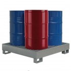 Steel drip tray 265L for 4 barrels