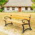 Wooden garden bench Lozanna