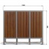 Wooden segregation bin Tantum 3 x 56L