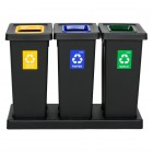 Set of 3 segregation bins Best Bin 3 x 53L