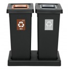 Set of 2 segregation bins Best Bin 2 x 53L