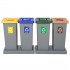 Set of 2 segregation bins Best Bin 2 x 53L