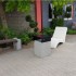 Concrete bin with canopy Copenhagen 40L