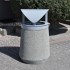 Concrete bin with canopy Mieszko 70L