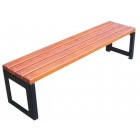 Malmo city bench without backrest