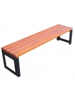 Malmo city bench without backrest