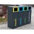 Waste segregation station Esterno 4 x 80L