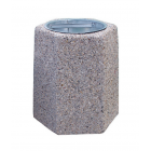 Concrete waste bin Fauna 40L