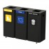 MODULAR BIN segregation station 3 x 70 L with antibacterial coating