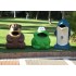 Froggo 70L green recycling bin for children