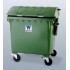 4-wheel waste container 1100 L Weber with semi-circular lid