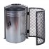 Street waste bin for outdoor Mesh Bin 100L