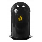 Street Cast Iron Bin Hubert 75L