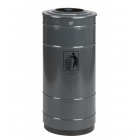 Steel street bin OVI with a capacity of 70L