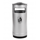 Street waste bin with concrete base Bliss 60L