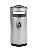 Street waste bin with concrete base Bliss 60L