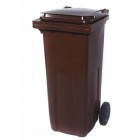 2-wheel bio-waste container 120L with grate Contenur