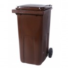 2-wheel bio-waste container 240 L with grate Contenur 