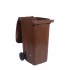 2-wheel bio-waste container 240 L with grate Contenur 