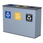 Waste segregation bin EKO STATION 3 x 60L