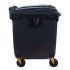 4-wheel waste container 1100L black ESE