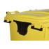 4-wheel waste container 1100L yellow ESE