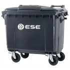 4-wheel waste container 660L ESE