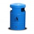 Street waste bin with ashtray Koala 40L