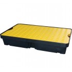 Drip tray with grate 100L