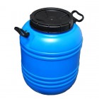 Plastic barrel with screw lid without seal 60L