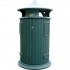 Free-standing cast iron bin Patryk 140L