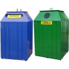 Metal waste segregation container PDS- KT - bell-shaped type