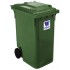 2-wheel waste container 360 L Weber