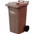 2-wheel waste container 240 l Europlast 