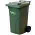 2-wheel waste container 240 l Europlast 