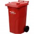 2-wheel waste container 240 l Europlast 