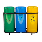 Barrel Segregation Bins 3 x 60L