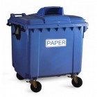 4-wheel paper segregation container 1100L ESE 