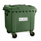 4-wheel glass segregation container 1100L ESE