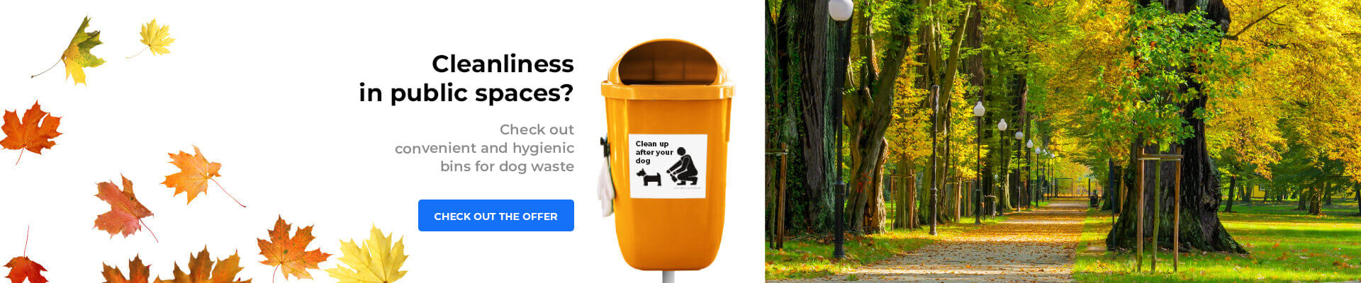 Dog waste garbage cans