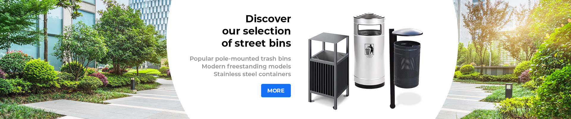 Street garbage cans