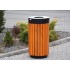 Woodmet street waste bin with a capacity of 80 L