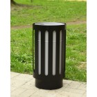 Outdoor Street Waste Bin Steel 30 L