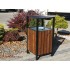 Conifer Street Bin with Canopy with a capacity of 60 L