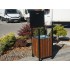 Conifer Street Bin with Canopy with a capacity of 60 L