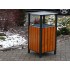 Conifer Street Bin with Canopy with a capacity of 60 L