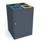 Tetragon segregation bin 4 x 80 L