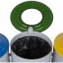 Waste segregation station Circle 4 x 80 L 