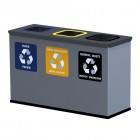 Waste container EKO STATION MINI 3 x 12 L