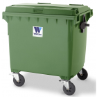 4-wheel waste container 1100 L Weber